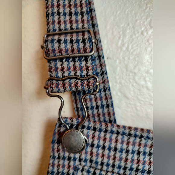 Zara Girls Heavy weight Houndstooth Overalls Sz 6 - Picture 6 of 11
